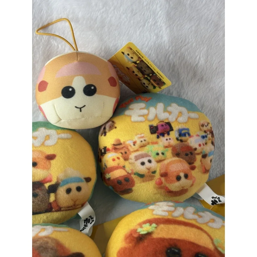 Pui Pui Molcar Cushion Ball Keychain Guinea Pig Plush Stuffed Toy 2